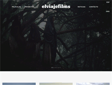 Tablet Screenshot of elviajefilms.com